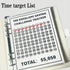 100 Envelopes Money Saving Challenge,Money Saving Binder,25 Sheets Replaceable Cash Envelopes Compatible with A5 Money Saving Challenge Book?A5 Bi...