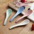 WUWEOT 24 Pack Wheat Straw Soup Spoons, 6 Inches Colourful Unbreakable Meal Spoon, Cereal Dinner Spoon for Kid and Adult, Microwave Dishwasher Saf...