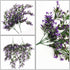 Artificial Flowers Vine, for Christmas Plastic Hanging Ivy Plants Fake Vines Grass Garland Home Garden Outdoor Window Box Indoor Party UV Resistan...