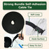 ECOHomes 3/4 Inch x 75 FT Cable Ties Wrap, Double Sided Hook And Loop Straps Roll Tape, Self Gripping Strips for Cable & Cord Management Home & Of...