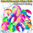 8 Pack Reusable Water Balloons, Summer Pool Toys Water Bomb Balls for Boys Girls Age 3 4-7 8-12 Gift, Self-Sealing Quick Fill Water Balloons for K...