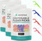 450 Travel Floss Picks Bulk - Multi-Color Easy Grip Disposable Floss Picks - Dental Floss Pick - Smooth Strong Dental Flossers for Teeth - Gently ...