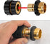 Xiny Tool 3/4 Inch Garden Hose Quick Connect, Quick Connect Garden Hose Fittings, Male and Female Water Quick Release Hose Connector (6 Pack)...