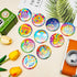 30 Pieces Hippie 60's Party Button Pin Retro 60s Button Pin for Hippie Costume Accessory...