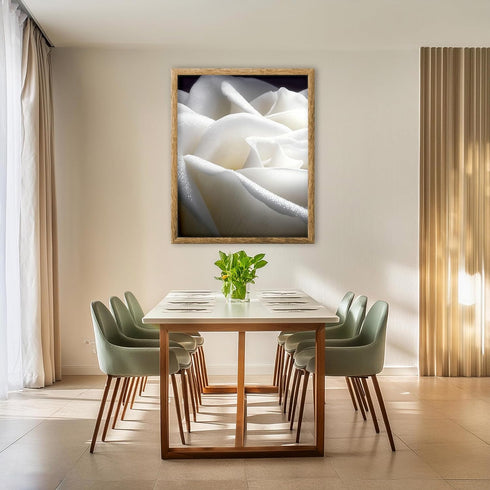 Posterizer 1 pcs-delicate rose petals close up photo -1-Floral & Botanical Art Gifts for Women Decor for Home & Office- unframed wall art...