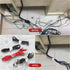 25 Pcs Silicone Cable Ties, Reusable Cable Straps Wire Organizer, Cable Management Cord Organizer for Fastening Earphone Phone Charger Home Office...