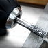 HAUTMEC Cylinder Tungsten Rotary File Carbide Burr 1/4'' shank,1/4'' head length Double Cut for Woodworking,Drilling, Metal Carving, Engraving, Po...