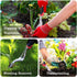 Hand Weeder Tool for Garden, Weed Puller Tool with Rubber Handle, V-Shaped Forks Manual Weeders, Lawn Care Uprooting Weeding Tools for Gardening, ...