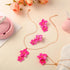6 Pcs Flower Necklace Earrings and Bracelet Set Floral Jewelry Sets Choker Statement Necklace for Women...