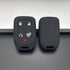 TANDRIVE 2PCS Silicone Smart Key Fob Case Cover for 2023 2022 2021 2020 2019 Chevy Silverado and GMC Sierra 1500 2500HD 3500HD, Remote Protector A...