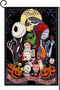Sunwer The Nightmare Before Christmas Garden Flag Jack Skellington and Sally Birthday Party Decoration Halloween Outdoor Front Lawn Yard Patio Dec...
