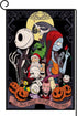 Sunwer The Nightmare Before Christmas Garden Flag Jack Skellington and Sally Birthday Party Decoration Halloween Outdoor Front Lawn Yard Patio Dec...