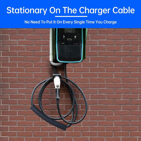EV Charger Cable Protector, Garage Door Pass Through, Electric Car Charging Cable Protector, Heavy-Duty Soft Rubber, ID 15mm, for Tesla Gen 3 Wall...