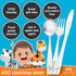 Kids and Toddler Utensils Silverware Set – 9-Piece Toddler Silverware Includes 3 Forks 3 Spoons and 3 Kid-Friendly Knives - kids Metal silverware ...