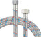 AULLEND Faucet Supply Lines,3/8" Comp x 1/2" FIP Braided Stainless Steel Faucet Water Supply Lines for Bathroom Kitchen Sink Faucet 2Pcs (40mm)...