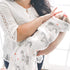 Aenne Baby Muslin Swaddle Blanket for Boys & Girls, Infant Toddler Quilt, Luxurious Wrap, Soft and Silky Stroller & Nursing Cover, Dancing Unicorn...