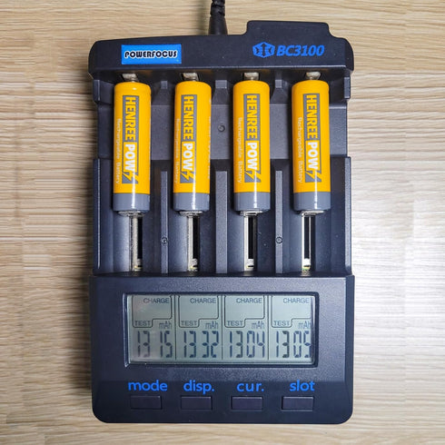 Henreepow AA Rechargeable Batteries for Solar Lights Ni-MH AA Solar Battery Pre-Charged 1.2V 1300mAh Long Lasting Performance (AA-1300mAh-12pack)...