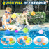 6 PCS Reusable Water Balloons, Silicone Refillable Water Balloon Magnetic Self-Sealing Water Bomb with Mesh Bag, Summer Beach Toys Outdoor Pool Ga...