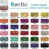 Renfio 32 Colors Broken Crushed Glass Glitter Set, 22.57oz 640g Glitter Shards 2-4mm Irregular Metallic Glass Chips Crystal Chunky Flakes Sequins ...