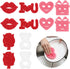 12 Pcs Valentine's Day Cleaning Sponges Cute Kitchen Scrub Sponges Heart Lip Bear Rose Sponge Temperature Sensitive Non Scratch Household Cleaning...