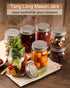 TANGLONG Mason Jars 8 oz Set of 24, Small Glass Jars with Lids For Spice, Jelly, Jam, Honey, Pickles, Wedding Shower Favors...