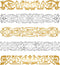 Stencils for Walls: Celtic Clip Stencil, 12 x 13 inch (L) - Irish Celts Viking Barrette Hairclip Knotwork Design Woven Ethnic Braided Protection K...