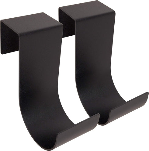 Aluminum Slip-on Fence Hooks, Fits 1-1/4 Inch to 1-5/8 Inch Thick Fences, 6" Long, Black...