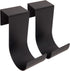 Aluminum Slip-on Fence Hooks, Fits 1-1/4 Inch to 1-5/8 Inch Thick Fences, 6" Long, Black...