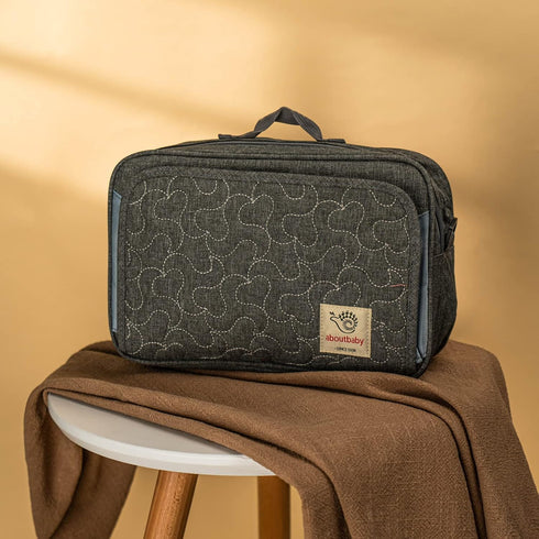 TRENDPLAY Small Diaper Bag Stroller Bag Diaper Organizer Caddy for Diapers with Insulated Pocket, Stroller Straps and Adjustable Shoulder Strap,Un...