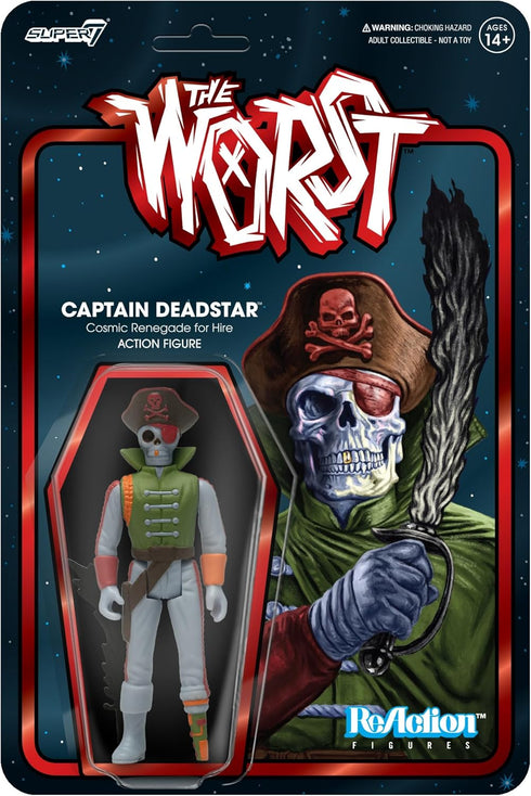 Super7 The Worst Reaction Figures Wave 04 (Scum Squad) - Captain Deadstar Action Figure...