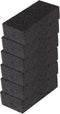 Big Sponge. Made in Europe. 6 Pack, Black. 8.9x4.3x2.4 Inch Extra Large Odorless Commercial Sponge for All Purpose Cleaning...