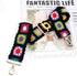Framendino, Crochet Flower Purse Straps Replacement Crossbody for Handbags Black Adjustable Flower Bag Strap 2 Inch Wide Adjustable Bag Strap...