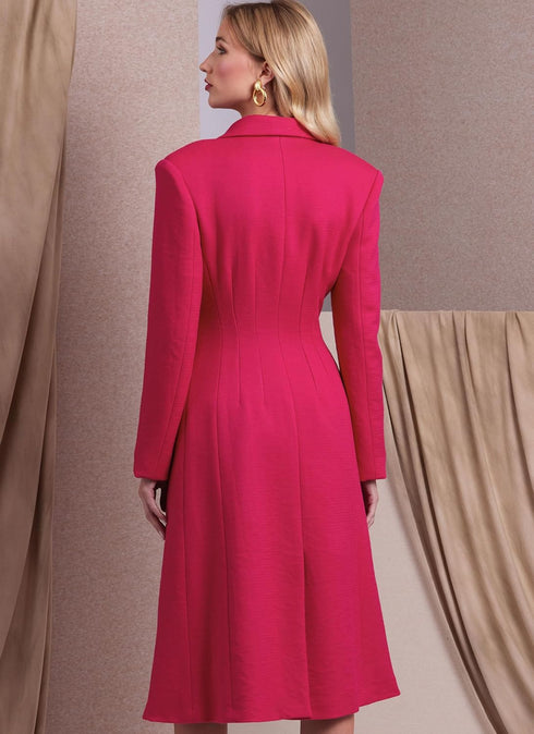 Vogue Misses' Lined Coats Sewing Pattern Packet, Sizes 18-20-22-24-26, Multicolor...