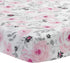 Bedtime Originals Blossom Fitted Mini Crib Sheet - Pink, Gray, White, Floral...