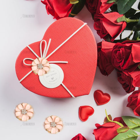 AUEAR, 30 Pack Buttons Enamel Flower Sewing Button Metal Crystal Rhinestone Flat Back Beads Embellishments Without Hole for Clothing Jewelry Makin...