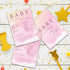 Baby Predictions and Advice Cards, 5" x 7" Pink Cloud Gender Reveal Games Favors for Guests, Baby Shower Party Decorations - D09...