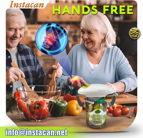 Higher Torque and One Touch Electric Jar Opener Easy Remove Almost Size Lid with Auto-Off, Powerful Bottle Opener for Arthritic Hands, Automatic J...