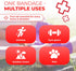 Ever Ready First Aid Self Adherent Cohesive Bandages 3" x 5 Yards - 12 Count, Rainbow Colors...