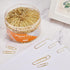 500pcs Gold Paper Clips Assorted Sizes Small, Medium and Large Paperclips for Paperwork Ideal for Home, School and Office Use...
