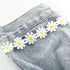 Tegg Lace Ribbon 5 Yards 25mm Daisy Sun Flower Trims DIY Ribbon Lace for Applique Headband Sewing DIY Craft...