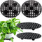 4 Pcs Plant Level Pot Elevator, Heavy Duty Plant Stand, Black Round Plant Flower Pot Holder Plastic Plant Risers for Indoor Outdoor Garden Deck Fl...