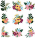 Carson Dellosa Grow Together 12-Piece Jumbo Garden and Flower Bulletin Board Cutouts, Large Greenery Cutouts for Bulletin Board, Garden and Greene...