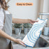 Silicone Baking Mat with Measurements, Pastry/Fondant/Dough Rolling Counter/Oven Liner Mat, 20''(W)28''(L) Blue...