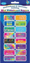 Ashley Productions Mini Whiteboard Erasers, Assorted Colors, 2" x 1" x 0.75", Pack of 16 (ASH78017)...