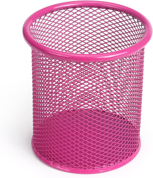 Tamaki Pen Holder Cup for Desk, Wire Mesh Pencil Cup Holder for Desk Office Pen Organizer (Pink)...