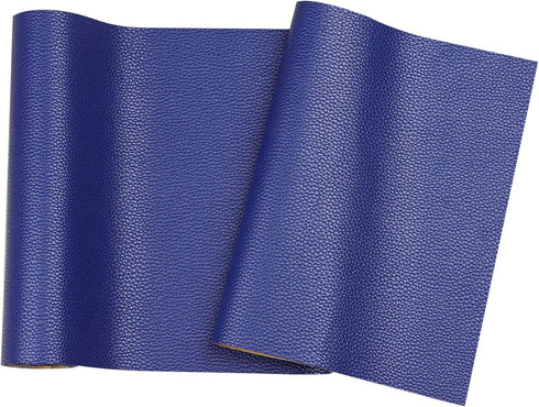 RAGAN Solid Color Faux Leather Sheets( 7.8 "X 53" ), Leather Fabric is Perfect for Leather Earrings and DIY Projects (Blue)...