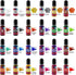 Alcohol Ink Set - 24 Bottles Vibrant Colors High Concentrated Alcohol-Based Ink, Concentrated Epoxy Resin Paint Colour Dye Great for Resin Petri D...