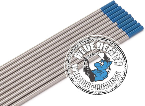 TIG Welding Tungsten Electrodes, 2% Lanthanated, BLUE, EWLa-2, 1/16 in x 7 in 10 pc pack...