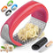 Zulay Kitchen Stainless Steel Garlic Press Rocker Set - Premium Garlic Mincer Garlic Crusher - New Innovative Garlic Crusher with Peeler and Scrap...
