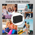 Makeup Bag for Purse, 8.1" x 4.9" Portable Small Cosmetic Bag for Girls Women, Small Travel Makeup Organizer Bag (Black)...